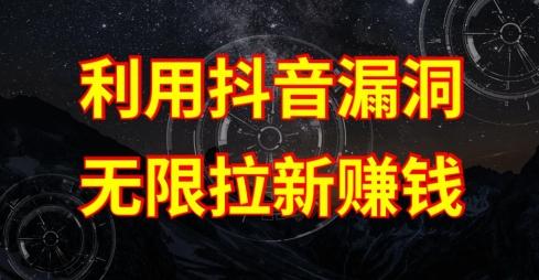 利用抖音链接漏洞，无限拉新赚钱【漏洞原理+操作流程】【揭秘】-数码之翼