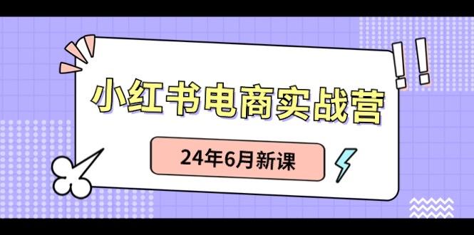 小红书电商实战营：小红书笔记带货和无人直播，24年6月新课-数码之翼