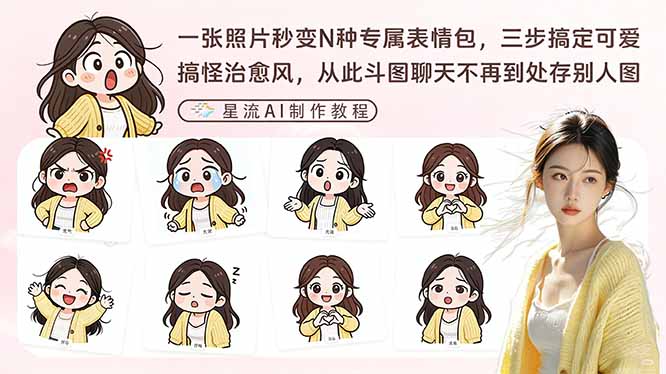 一张照片秒变N种专属表情包,三步搞定可爱搞怪治愈风,从此斗图聊天不再到处存别人图-数码之翼