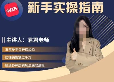 君君-小红书电商从入门到精通，新手实操指南-数码之翼