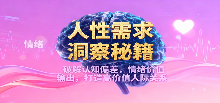 人性需求洞察秘籍,破解认知偏差,情绪价值输出,打造高价值人际关系-数码之翼