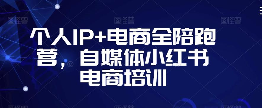 个人IP+电商全陪跑营，自媒体小红书电商培训-数码之翼