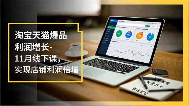 淘宝天猫爆品利润增长-11月线下课，免费流量、付费放大、费比管控，实现店铺利润倍增-数码之翼