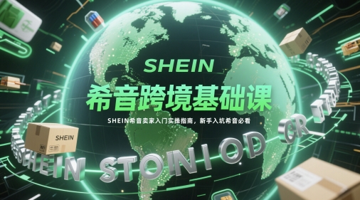希音跨境基础课，SHEIN希音卖家入门实操指南，新手入坑希音必看-数码之翼
