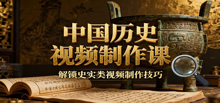 中国历史视频制作课:疆域地图集+参考文案+练习素材,解锁史实类视频制作技巧-数码之翼