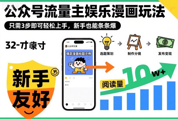 ‍‬⁢‍⁡‍‍⁡​⁣⁤‍‬⁡⁣⁢​⁣‍⁣‌‌⁢​⁡⁡‌​⁢⁣⁢​⁢‌​⁣‬​⁣‬‬⁣⁢​⁢⁣公众号流量主娱乐漫画玩法，只需3步即可轻松上手，新手也能条条爆-数码之翼