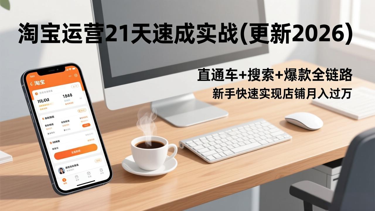 淘宝运营21天速成实战(更新3月-数码之翼