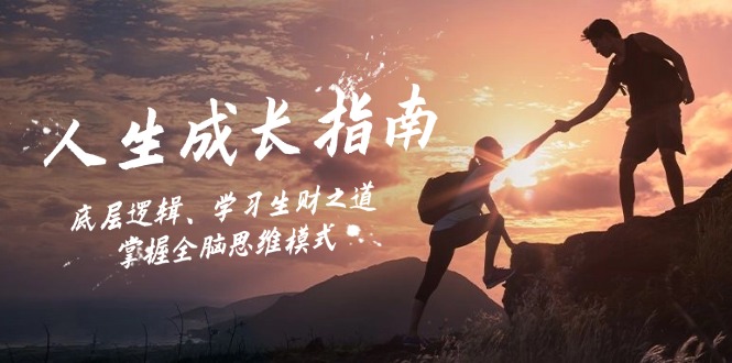 人生成长指南：底层逻辑、学习生财之道，掌握全脑思维模式-数码之翼