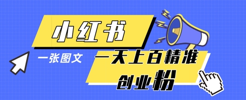 小红书模版一张图片一天轻松引流上百创业粉-数码之翼