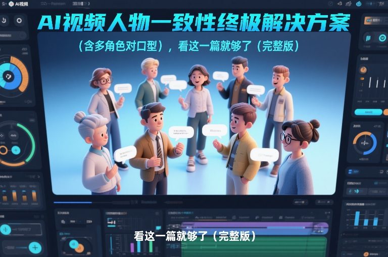 AI视频人物一致性终极解决方案(含多角色对口型),看这一篇就够了(完整版)-数码之翼