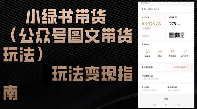 小绿书带货(公众号图文带货玩法-数码之翼
