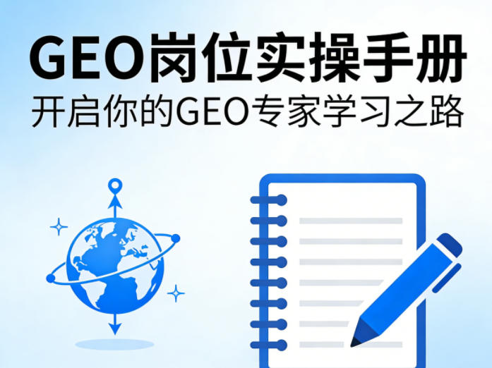 GEO岗位实操手册，开启你的GE0专家学习之路-数码之翼