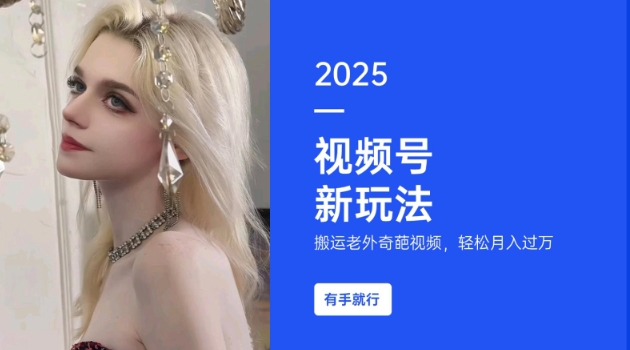 搬运老外奇葩视频，撸视频号分成计划收益，每天只需一小时，新手小白轻松月入过W-数码之翼