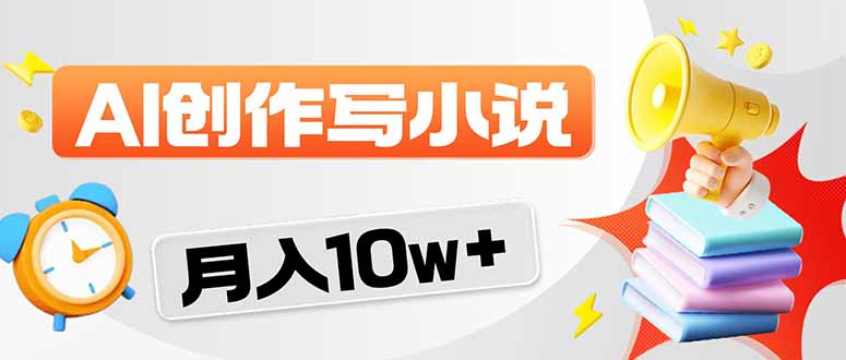 2026风口项目AI写小说 轻松实现月入10w+-数码之翼
