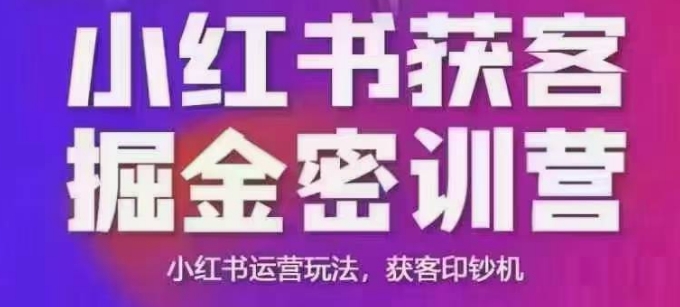 小红书获客掘金线下课，录音+ppt照片，小红书运营玩法，获客印钞机-数码之翼
