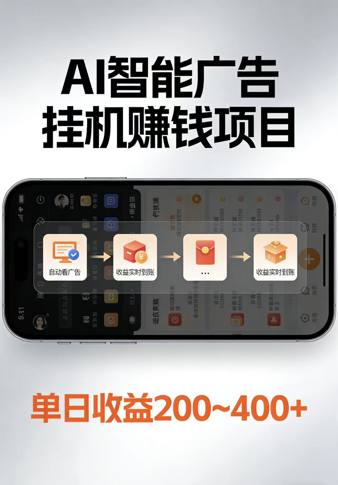 AI智能挂机看广告,每日稳定收益200-400+-数码之翼
