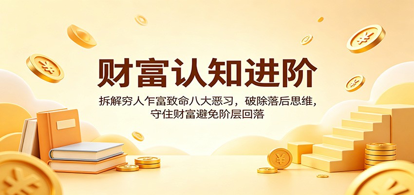 财富认知进阶：拆解穷人乍富致命八大恶习，破除落后思维，守住财富避免阶层回落-数码之翼