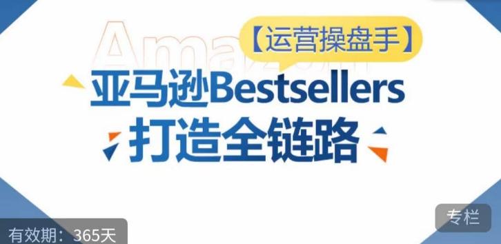运营操盘手！亚马逊Bestsellers打造全链路，选品、Listing、广告投放全链路进阶优化-数码之翼