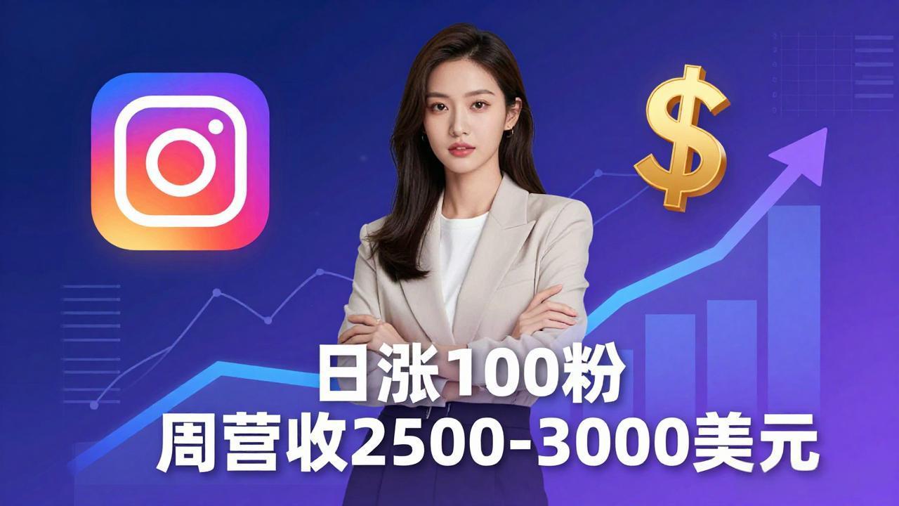 想做数字产品？Sheri亲授：日涨100粉、每周2500至3000美元的营收，Instagram躺着赚-数码之翼