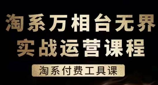 淘系万相台无界实战运营课，淘系付费工具课-数码之翼