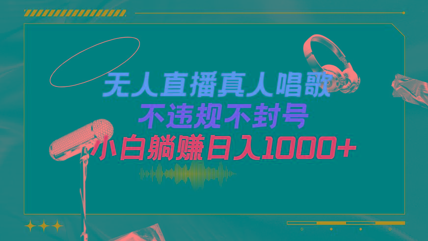 (9622期)抖音24小时无人直播音乐，不违规，不封号纯撸音浪，小白实操当天日入1000+-数码之翼