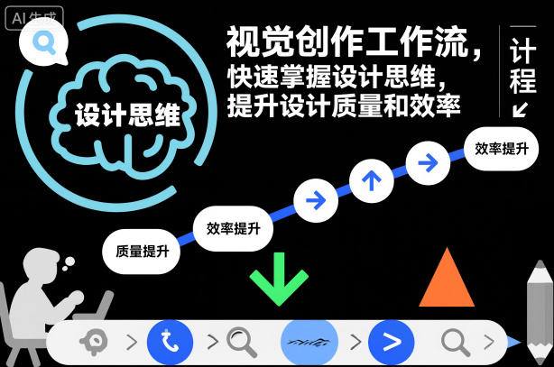 视觉创作工作流，快速掌握设计思维，提升设计质量和效率-数码之翼