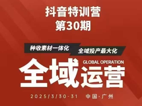 抖音特训营第30期线下培训资料，没有录音视频，正版整理的脑图资料及学员总结核心点-数码之翼