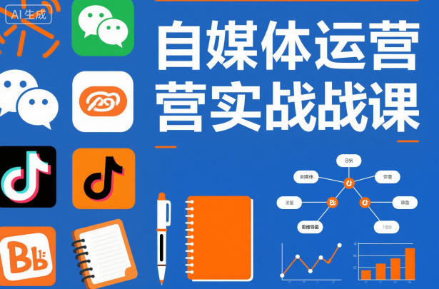 自媒体运营实战课,掌握一套系统的自媒体运营底层方法论,成为优秀的内容创作者-数码之翼