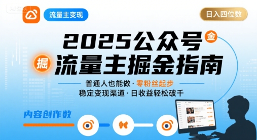 公众号流量主变现项目2025，普通人也能通过这个项目日入四位数(更新)-数码之翼