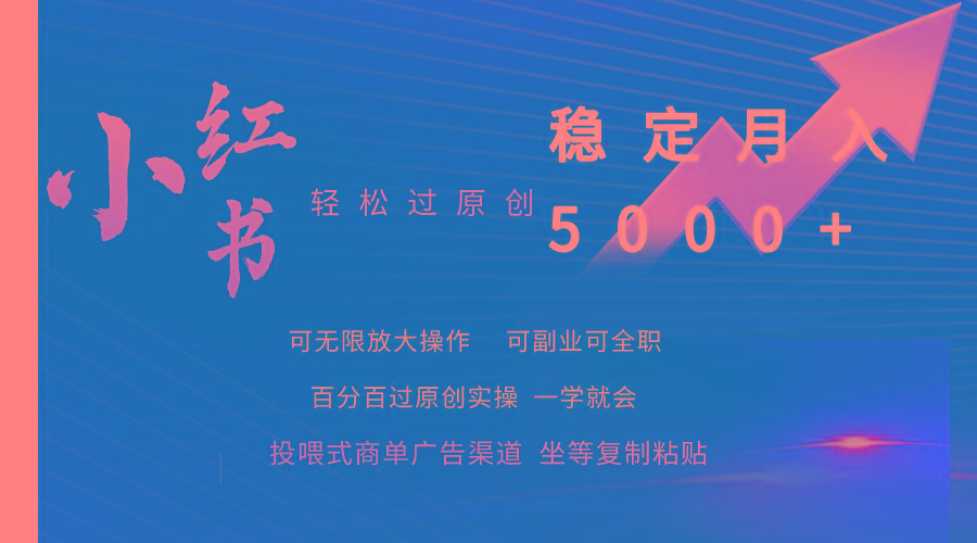 (9792期)小红书轻松过原创稳定月入5000+-数码之翼