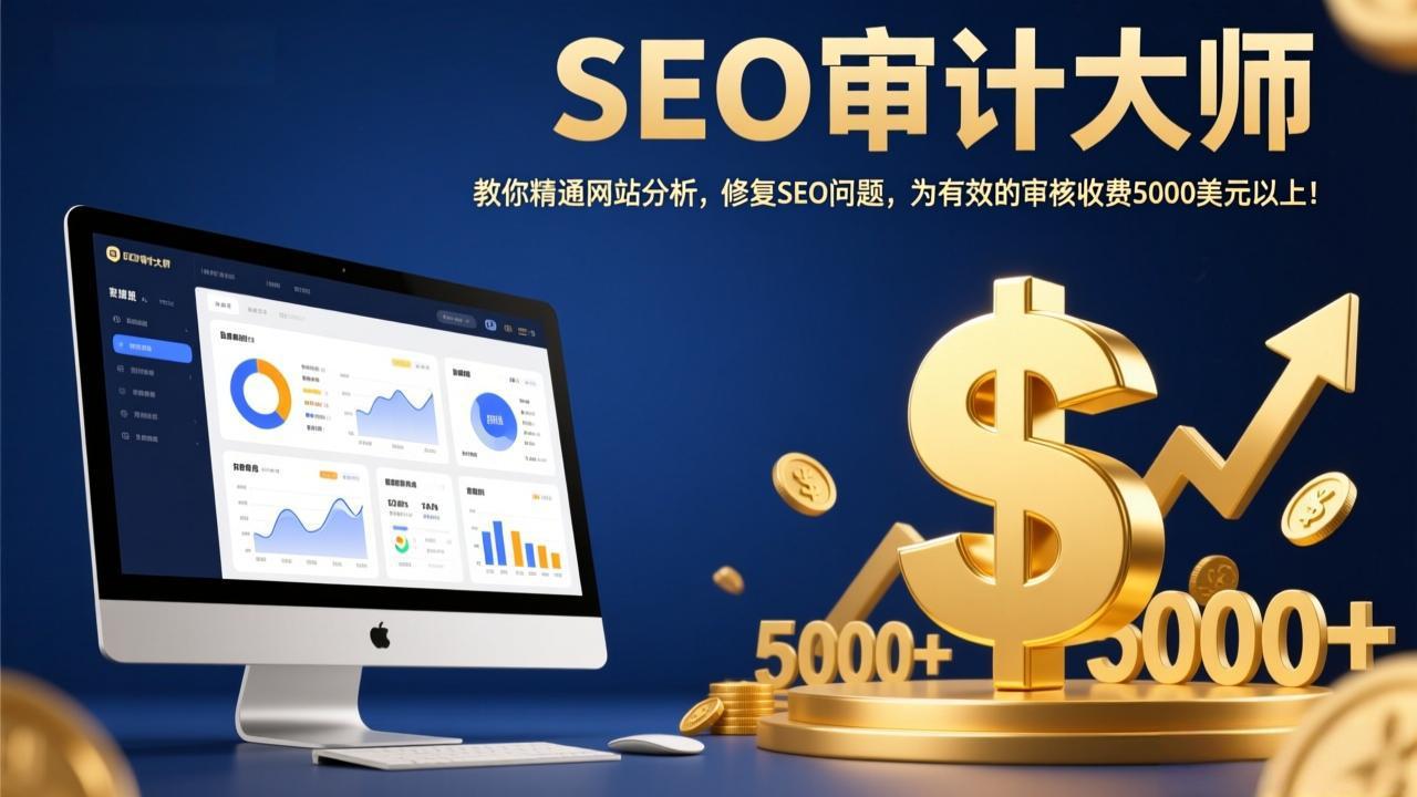 SEO审计大师：教你精通网站分析，修复SEO问题，为有效的审核收费5000美元以上！-数码之翼