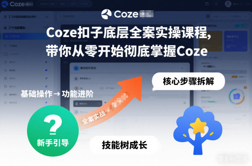 Coze扣子底层全案实操课程，带你从零开始彻底掌握Coze(更新3月)-数码之翼