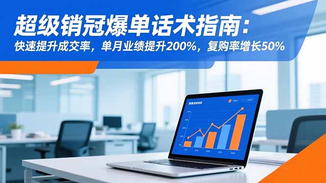 超级销冠爆单话术指南：快速提升成交率，单月业绩提升200%，复购率增长50%-数码之翼