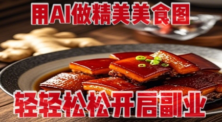用AI做精美美食图，无需专业设备拍摄，轻轻松松开启副业-数码之翼