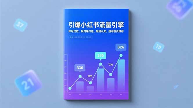 引爆小红书流量引擎，账号定位、视觉锤打造、底层认知，撬动首页推荐-数码之翼