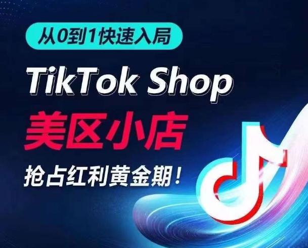 从0到1快速入局TikTok美区小店,快速抢占流量黄金期,开启日出千单之旅-数码之翼