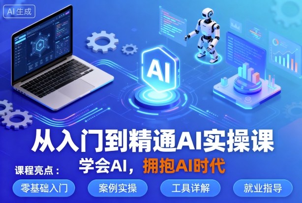 从入门到精通AI实操课，学会AI，拥抱AI时代-数码之翼