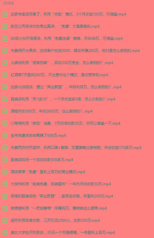 图片[5]-(9607期)真实有效391套商业模式，年入几十到几百万案例解析(电子书+视频+图文)-数码之翼