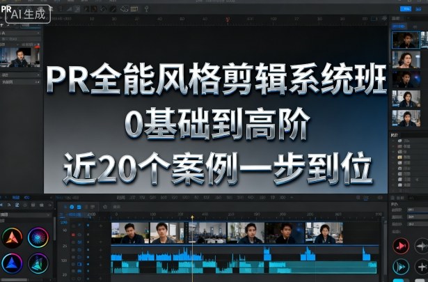 PR全能风格剪辑系统班，0基础到高阶，近20个案例一步到位-数码之翼