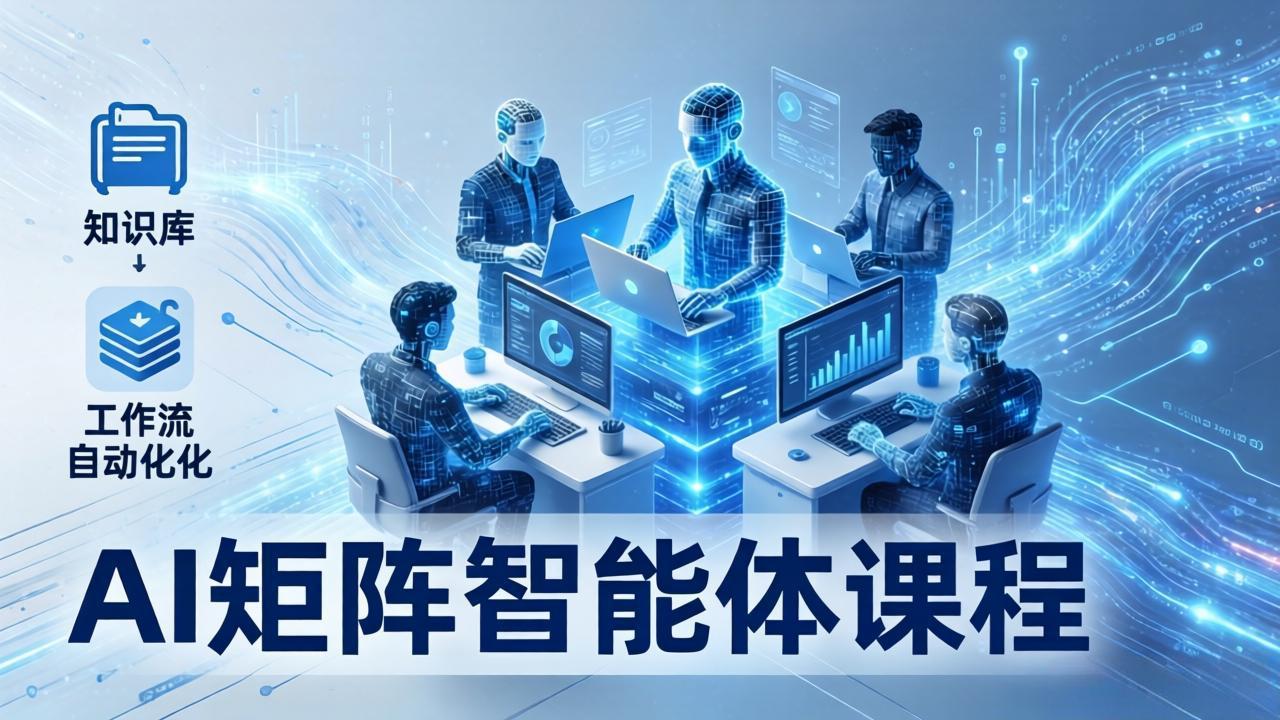 AI矩阵智能体实战:100个数字员工批量生产内容,文本知识库+工作流自动化全搞定-数码之翼