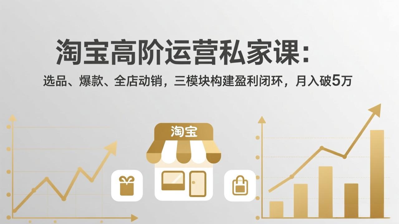 淘宝高阶运营私家课(更新26年4月18-数码之翼