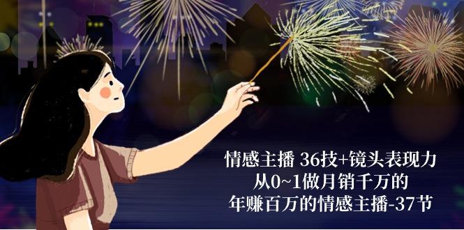 情感主播 36技+镜头表现力:从0~1做月销千万的,年赚百万的情感主播-37节-数码之翼