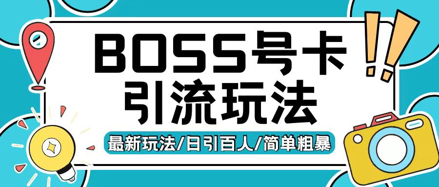 Boss直聘流量卡引流变现玩法，日引200+创业粉【揭秘】-数码之翼