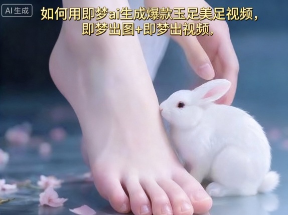 如何用即梦ai生成爆款玉足美足视频，即梦出图+即梦出视频，快速涨粉-数码之翼