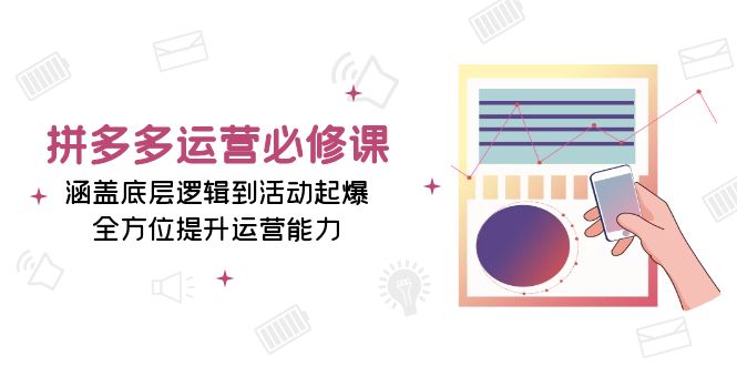 拼多多运营必修课：涵盖底层逻辑到活动起爆，全方位提升运营能力-数码之翼