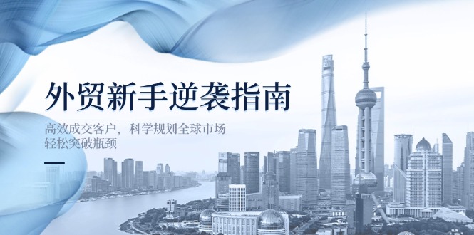 外贸新手逆袭指南：高效成交客户，科学规划全球市场，轻松突破瓶颈-数码之翼