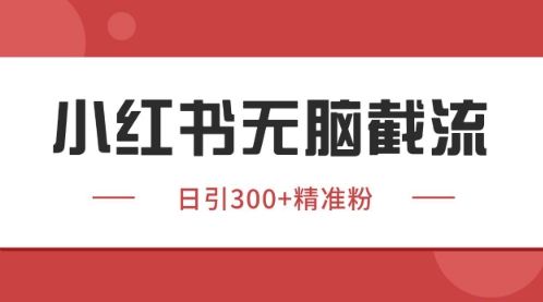 小红书只要你有同行就能获客，独家野路子获客玩法，暴力截流【揭秘】-数码之翼