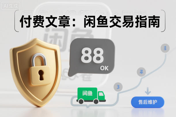 付费文章：闲鱼交易指南，怎么才能降低被坑被马扁的概率-数码之翼