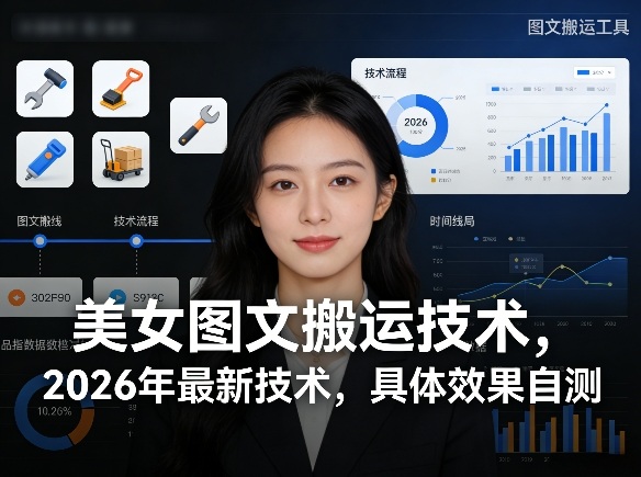 美女图文搬运技术,2026年最新技术,具体效果自测-数码之翼