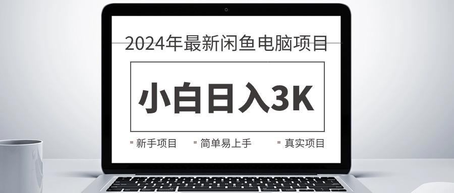 2024最新闲鱼卖电脑项目，新手小白日入3K+，最真实的项目教学-数码之翼